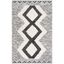 Kenya Tribal Essence Hand-Knotted Black Wool Area Rug - 6' x 9'