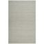 Gray Geometric Flat Woven Wool Cotton 6' x 9' Rug