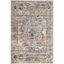 Blue Traditional Medallion Fringe Area Rug 2' 6" x 6'