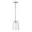 Calhoun Satin Nickel Glass Mini Pendant Light