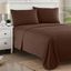 Brown Queen Ultra Soft Microfiber 4-Piece Sheet Set