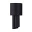 Midnight Black Aluminum Dimmable LED Wall Sconce