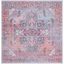 Rust and Ivory Square Hand-knotted Oriental Area Rug