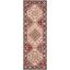 Handmade Rustic-Chic Red Wool Runner Rug - 2'3" x 11'