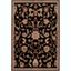 Hand-Knotted Black Synthetic Fur 5' x 7' Area Rug