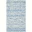 Himalaya Blue Hand-Knotted Wool 4' x 6' Area Rug