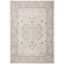 Isabella Cream and Beige Hand-Knotted Rectangular Area Rug