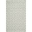 Light Blue Hand-Knotted Wool Area Rug