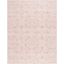 Ivory and Pink Hand-Tufted Wool 8' x 10' Area Rug