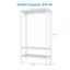 White Heavy Duty 3-Tier Wire Freestanding Closet