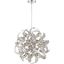 Quoizel 17" Crystal Chrome Modern Ribbon Pendant Light