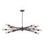 Xenia Oil Rubbed Bronze 10-Light Modern Chandelier