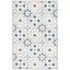 Hand-Tufted Ivory and Sage Wool Rectangular Area Rug, 4' x 6'