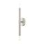 Moco Collection Brushed Nickel 2-Light Modern Sconce