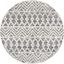 Elysian Ivory Wool 59" Hand-Tufted Round Area Rug