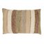 Beige and Brown Striped Cotton Pillow Cover 16"x24"