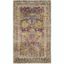 Boho Chic Multicolor Synthetic 4' x 6' Easy Care Area Rug