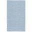 Coastal Charm Blue/Ivory Hand-Woven Cotton & Wool Rug 3' x 5'