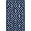 Navy/Ivory Handwoven Dhurrie Wool Rug 3' x 5'