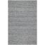 Marbella 4' x 6' Gray Wool and Synthetic Flat Woven Rug