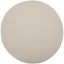 Coastal Ivory Cotton 4' Round Handwoven Area Rug