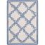 Ivory Floral Oval Hand-Knotted Wool Accent Rug