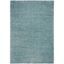 Aqua Bliss 8' x 10' Hand-Knotted Synthetic Shag Area Rug