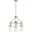 Everett Polished Nickel 3-Light Industrial Glam Chandelier