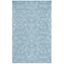 Blue and Ivory Handmade Wool Tufted Area Rug