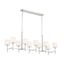 Elegant Ali 10-Light Polished Nickel Drum Chandelier