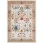 Aaden Multicolor Floral Synthetic Square Area Rug