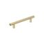 Golden Champagne 5-1/16 inch Center-to-Center Bar Cabinet Pull