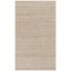 Beige Hand-Tufted Wool and Synthetic Braided Area Rug, 3' x 5'