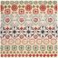 Ivory Floral Hand-Tufted Wool Square Area Rug