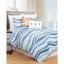 King Blue Reversible Microfiber Nautical Quilt Set