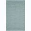 Gray Flat Woven Handmade Cotton Reversible Area Rug