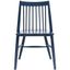 Navy High Back Wood Windsor Side Chair