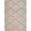 Hand-Woven Coastal Charm Gray Cotton 4' x 6' Area Rug