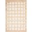 Ivory and Natural Hand-Knotted Wool Area Rug, 3' x 5'