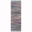 Multicolor Handwoven Cotton Runner Rug, 2'3" x 9', Grey/Multi