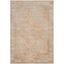 Vintage Stone Rectangular Wool and Viscose Area Rug