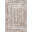 Eco-Friendly Beige Bohemian 8' x 10' Machine Washable Area Rug