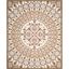 Off-White and Beige Tufted Wool 8' x 10' Area Rug