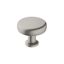 Brushed Nickel Round Cabinet Knob with Mounting Hardware