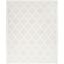 Moroccan Trellis Ivory-White 9' x 12' Easy-Care Outdoor Rug