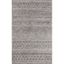 Handcrafted Geometric Gray Wool Rectangular Area Rug