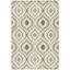 Creamy Bliss Geometric Shag Area Rug 47"x6" Hand-knotted Easy Care