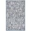 Handmade Blue and Gray Tufted Wool Abstract Area Rug