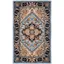 Elegance Hand-Tufted Wool Rectangular Rug in Blue and Light Brown