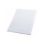 White Rectangular Plastic Cutting Board, 12x18 Inch